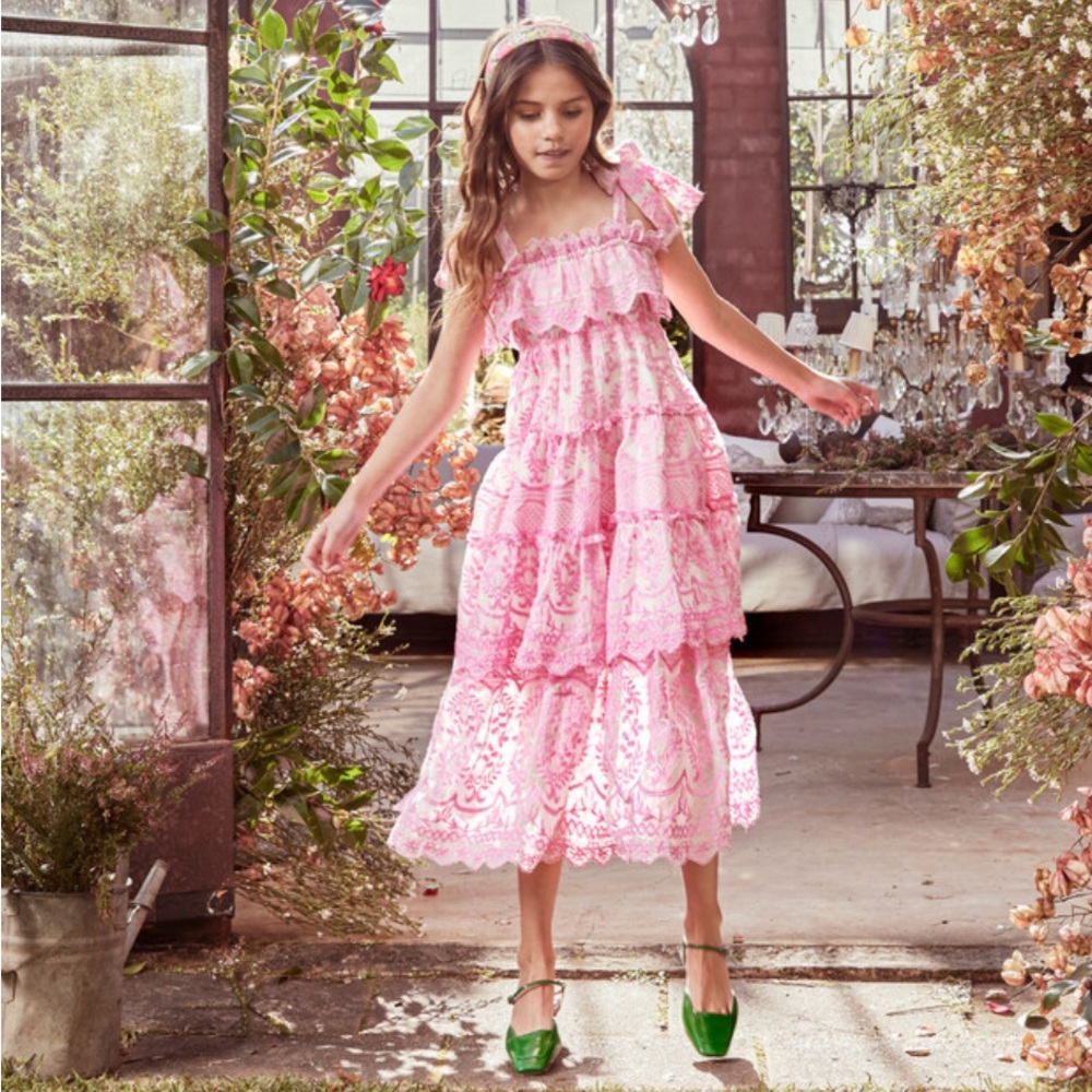 Marlo Kids Amelie Dress. Worn once. New condition. Size 6-7 years